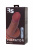 Реалистичный вибратор Toyfa Realstick Elite Mulatto, коричневый, 13 см
