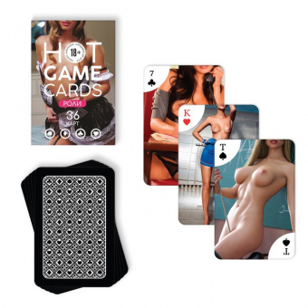 Карты игральные «Hot Game Cards» роли, 36 карт, 18+