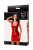 Платье Glossy Bessie из материала Wetlook, красный, L