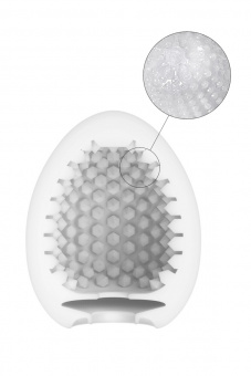Нереалистичный мастурбатор Tenga Wonder Stude, tpe, белый, 6,1 см