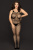 Костюм-сетка со стразами и стринги Candy Girl Angelle черные, 2XL Костюм-сетка со стразами и стринги Candy Girl Angelle черные, 2XL