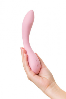 G-Spot вибратор со стимулирующим шариком Jos Mitzi, силикон, розовый, 21 см