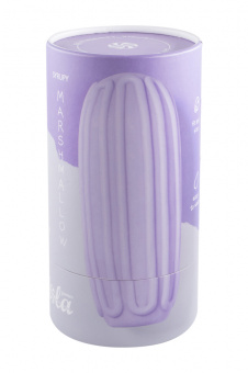 Мастурбатор с двусторонней поверхностью Marshmallow Maxi Syrupy Purple