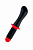 Вибратор 2-х сторонний Black & Red, водонепроницаемый, чёрный, 27 см., Ø 5,7 см.
