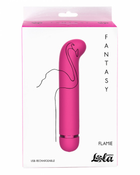Перезаряжаемый вибратор Fantasy Flamie Pink