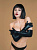 Элегантные перчатки Le Frivole My Shadow из материала Wetlook, L-XL