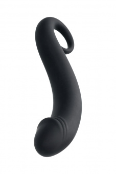Анальный стимулятор Toyfa Popo Pleasure Dorado, водонепроницаемый, силикон, черный, 18 см, Ø 3,5 см
