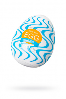 Нереалистичный мастурбатор Tenga Wonder Wind, tpe, белый, 6,1 см