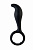 Стимулятор простаты Toyfa Black&Red, силиконовый, черный, 9 см.