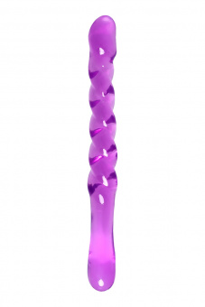 Двусторонний фаллоимитатор A-Toys By Toyfa Tanza, tpe, фиолетовый, 27,5 см.