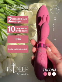 Перезаряжаемый вибратор Indeep Pro Theona Magenta