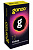 Презервативы Ganzo Extase №12 Black Edition (анатомические с точечной и ребристой текстурой), 18,5 см, 5,3 см, 12 шт.