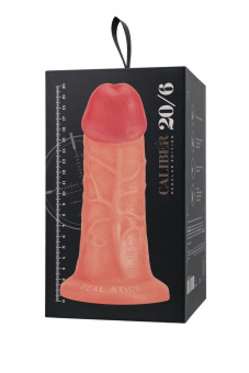 Фаллоимитатор реалистичный, RealStick Caliber, 20 см, Ø6 см