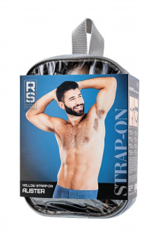 Фаллопротез RealStick Strap-On Alister, Tpe, телесный, 15 см