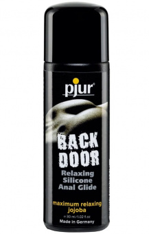 Концентрированный, расслабляющий анальный лубрикант Pjur Back Door Relaxing Anal Glide, с экстрактом жожоба, 30 мл
