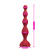 Анальная вибро-елочка Silicone Toys, L 19,5 см, Ø 2x3,2 см, 9 режимов вибрации, на пульте д/у