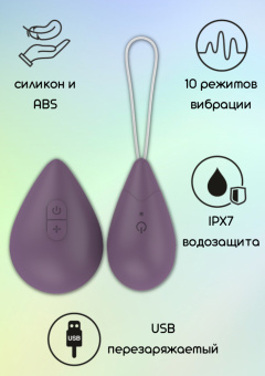 Виброяйцо с пультом управления Take It Easy Best Purple