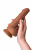 Реалистичный вибратор Toyfa Realstick Elite Mulatto, коричневый, 13 см