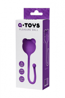 Вагинальный шарик A-Toys By Toyfa, силикон, фиолетовый, Ø 2,7 см.