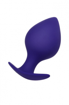 Анальная втулка Todo By Toyfa Glob, силикон, фиолетовая, 10 см. Ø 4,5 см.