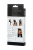 Комплект Glossy из материала Wetlook (пояс с пажами для чулок и трусики) черный, S