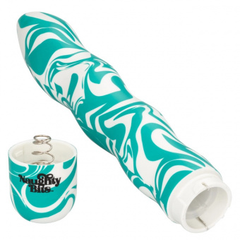 Волнообразный вибратор Naughty Bits® Squiggle Dick