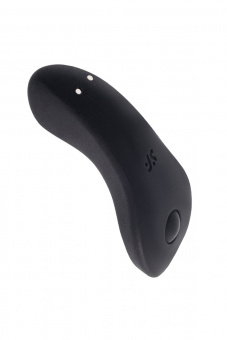 Вибромассажер Satisfyer Little Secret, силикон, чёрный, 8 см.