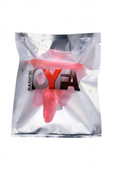Анальная втулка Toyfa Basic, ABS пластик, красный, 6,5 см, Ø 2,5 см