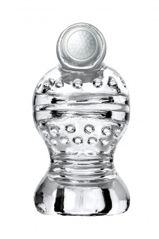 Мастурбатор нереалистичный Lingam By Toyfa Shakti, Tpe, прозрачный, 9 см.