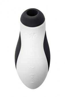 Вакуум-волновой бесконтактный стимулятор клитора Satisfyer Orca, силикон, черный, 11,5 см