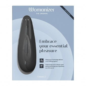 Бесконтактный клиторальный стимулятор Womanizer Classic 2, черный