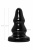 Анальная втулка Toyfa Popo Pleasure Monoceros, pvc, черная, 15 см, Ø 7 см (фистинг)