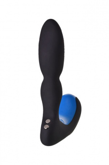 Стимулятор простаты Erotist Second, силикон, черный, 14 см.