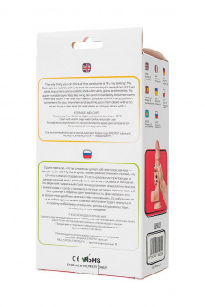 Реалистичный фаллоимитатор с оттягивающейся кожей My Babe My Darling, TPE, телесный, 22 см