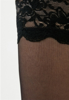 Чулки Pierre Cardin (Paris) с кружевной резинкой на силиконе 20 den, 4