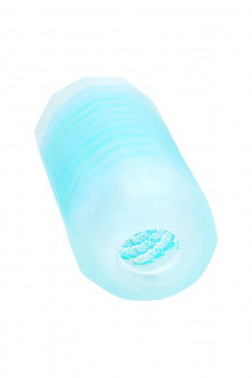Нереалистичный мастурбатор Tenga Spinner мастурбатор Pixel Cool, tpe, голубой, 14 см
