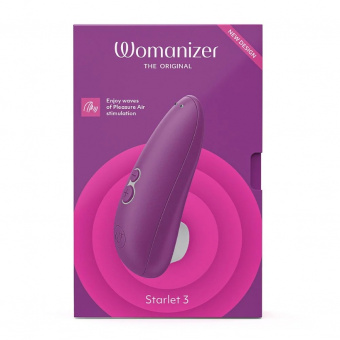 Бесконтактный клиторальный стимулятор Womanizer Starlet 3, фиолетовый