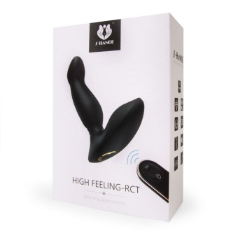 Вибромассажёр простаты S-Hande High Feeling-RCT, 9 режимов вибрации, L 11,2 см, Ø 3,3 см, дистанционный пульт