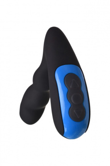 Стимулятор простаты Erotist Second, силикон, черный, 14 см.
