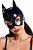 Маска кошки Glossy из материала Wetlook, черный, OS
