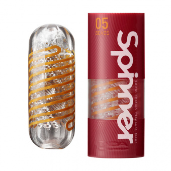Нереалистичный мастурбатор Tenga Spinner Beads