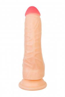Реалистичный фаллоимитатор RealStick Nude Nash, PVC, телесный, 18 см 