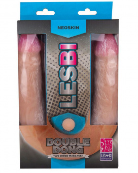 Фаллоимитатор двухсторонний LoveToy, L 49 см, Ø 4 см