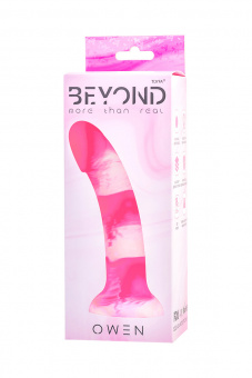 Фаллоимитатор Beyond By Toyfa, Owen, силикон, розовый, 18 см.