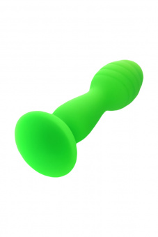 Анальная втулка A-Toys By Toyfa Terg, силикон, зеленый, 10 см, Ø 2,7 см