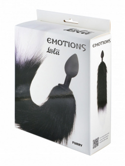 Анальная пробка с хвостом Lola Games Emotions Furry