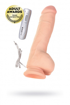 Ротатор Toyfa Realstick Elite Ulric, tpr, телесный, 17 см
