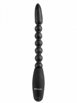 Анальный вибратор с гибким хребтом Flexa-Pleaser Power Beads