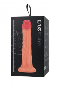 Фаллоимитатор реалистичный, RealStick Caliber, 20 см, Ø 3 см