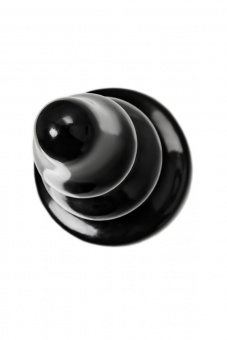 Анальная втулка Toyfa Popo Pleasure Monoceros, pvc, черная, 15 см, Ø 7 см (фистинг)